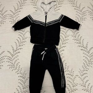 Givenchy Baby Black and White Tracksuit Set